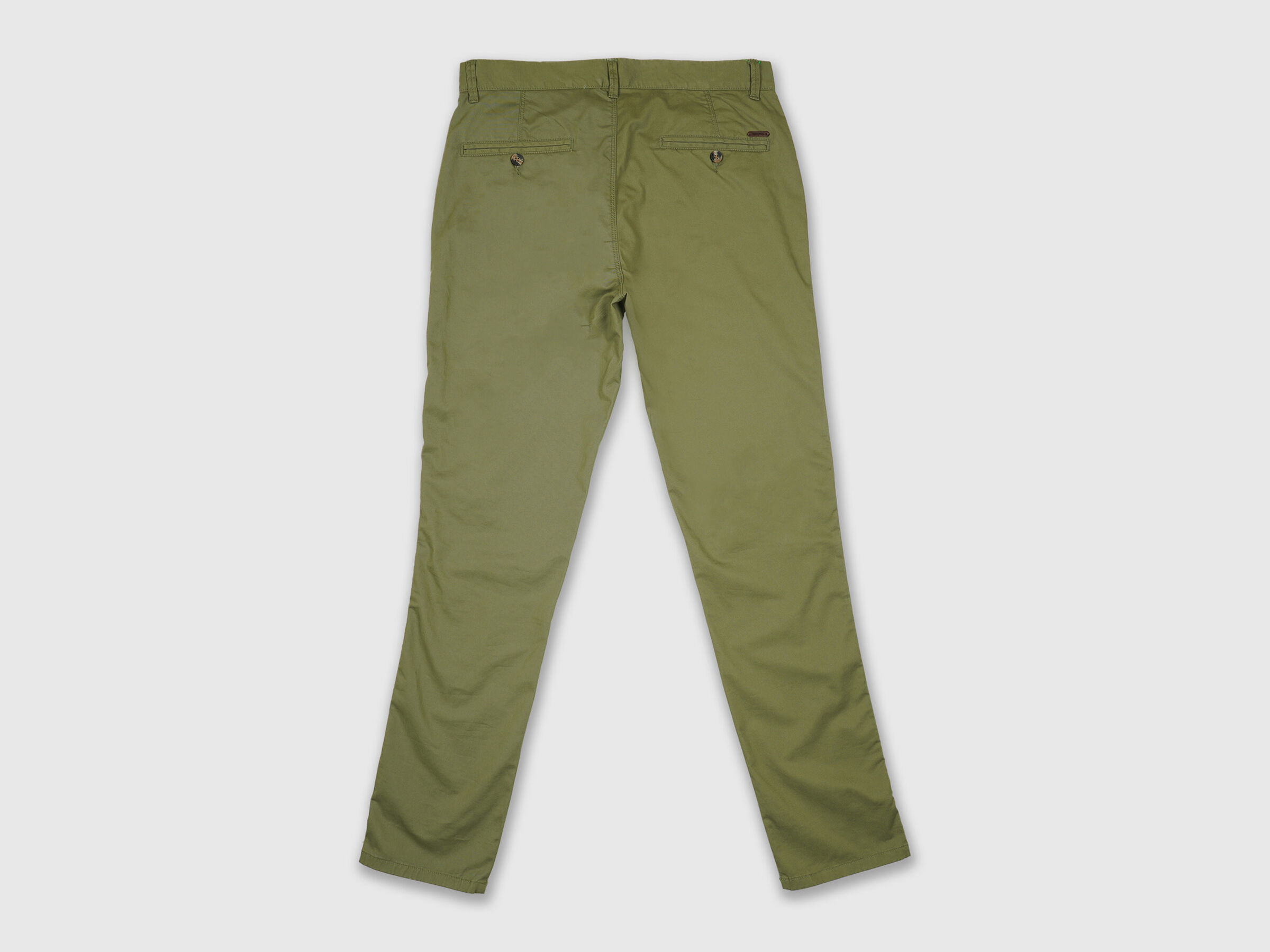 Slim fit twill trousers image number 6